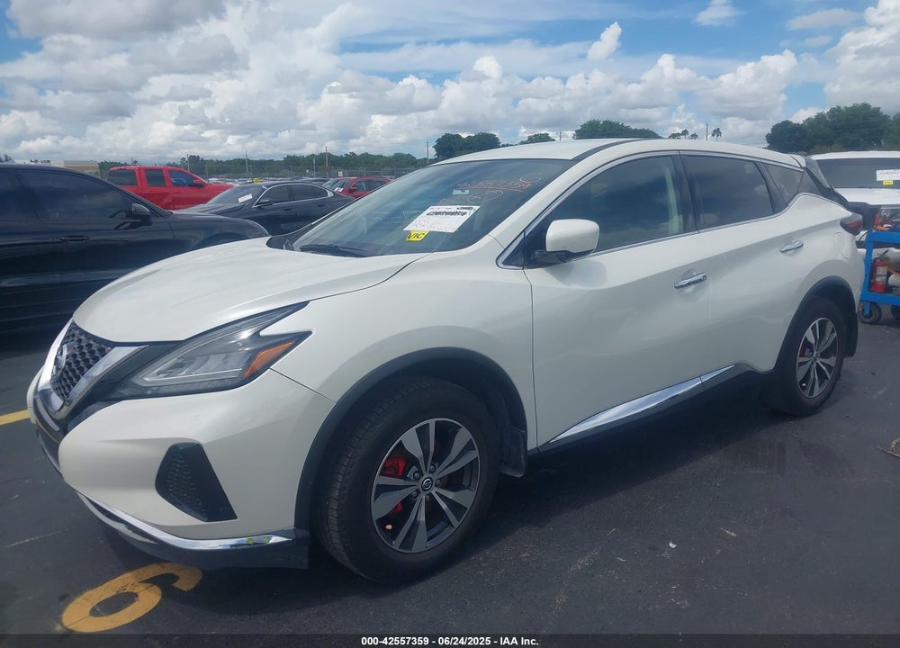 2022 NISSAN MURANO S INTELLIGENT AWD VIN: 5N1AZ2ASXNC121965