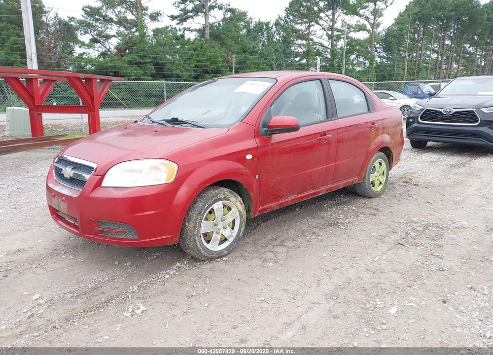 2008 CHEVROLET AVEO LS VIN: KL1TD56688B096686