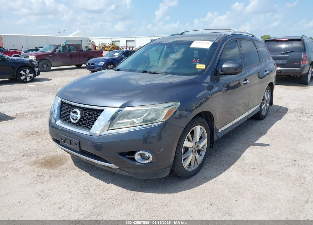 2014 NISSAN PATHFINDER PLATINUM VIN: 5N1AR2MN7EC607770