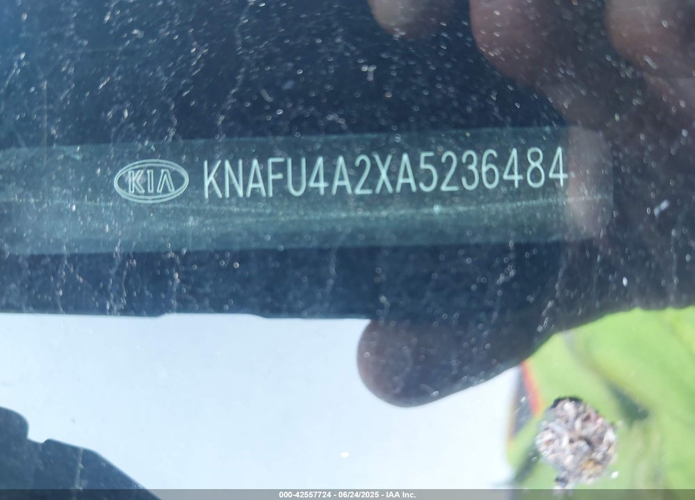 2010 KIA FORTE EX VIN: KNAFU4A2XA5236484