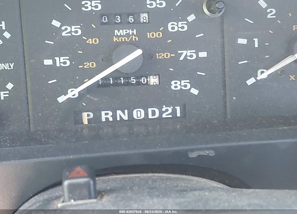 1991 FORD RANGER VIN: 1FTCR10U9MUB25248