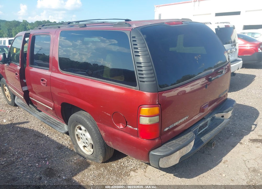 2003 CHEVROLET SUBURBAN 1500 LT VIN: 1GNEC16Z13J197680