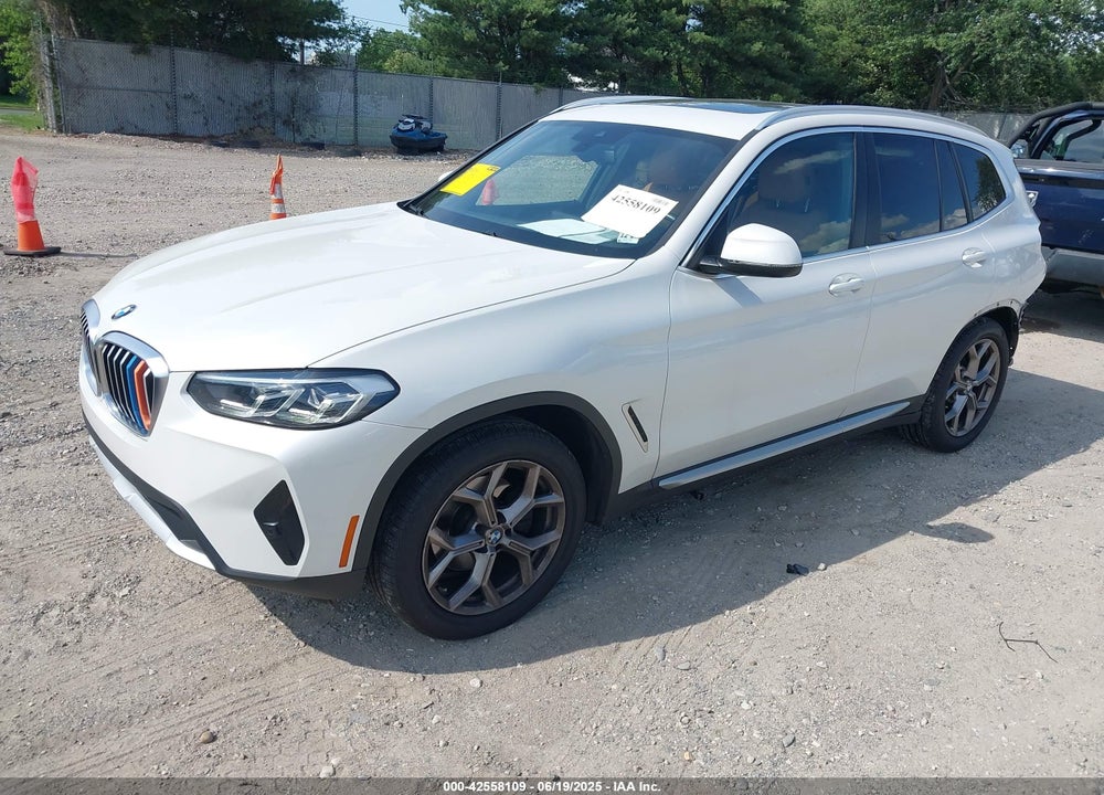 2022 BMW X3 VIN: 5UX53DP09N9H43593