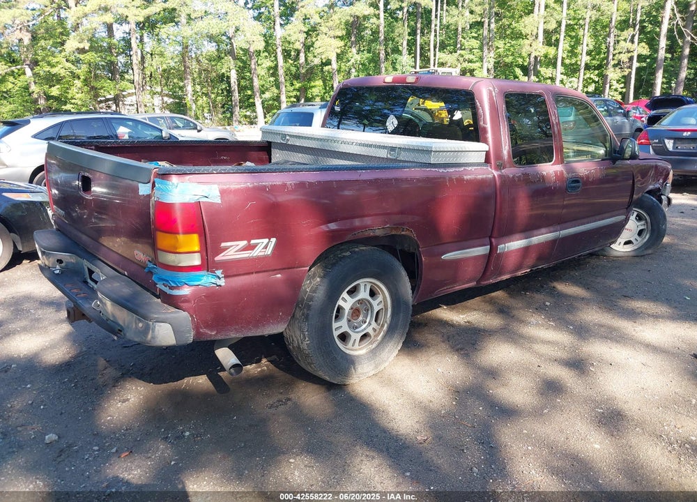 1999 GMC SIERRA 1500 SLE VIN: 2GTEK19T8X1511568