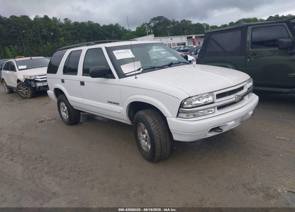 2002 CHEVROLET BLAZER LS VIN: 1GNDT13W12K155699