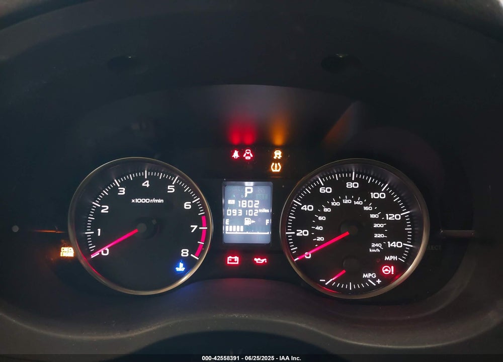 2016 SUBARU IMPREZA VIN: JF1GJAA68GH017750