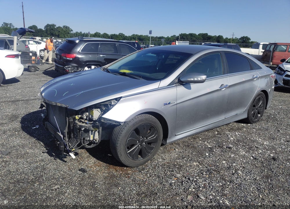 2014 HYUNDAI SONATA HYBRID LIMITED VIN: KMHEC4A43EA112200