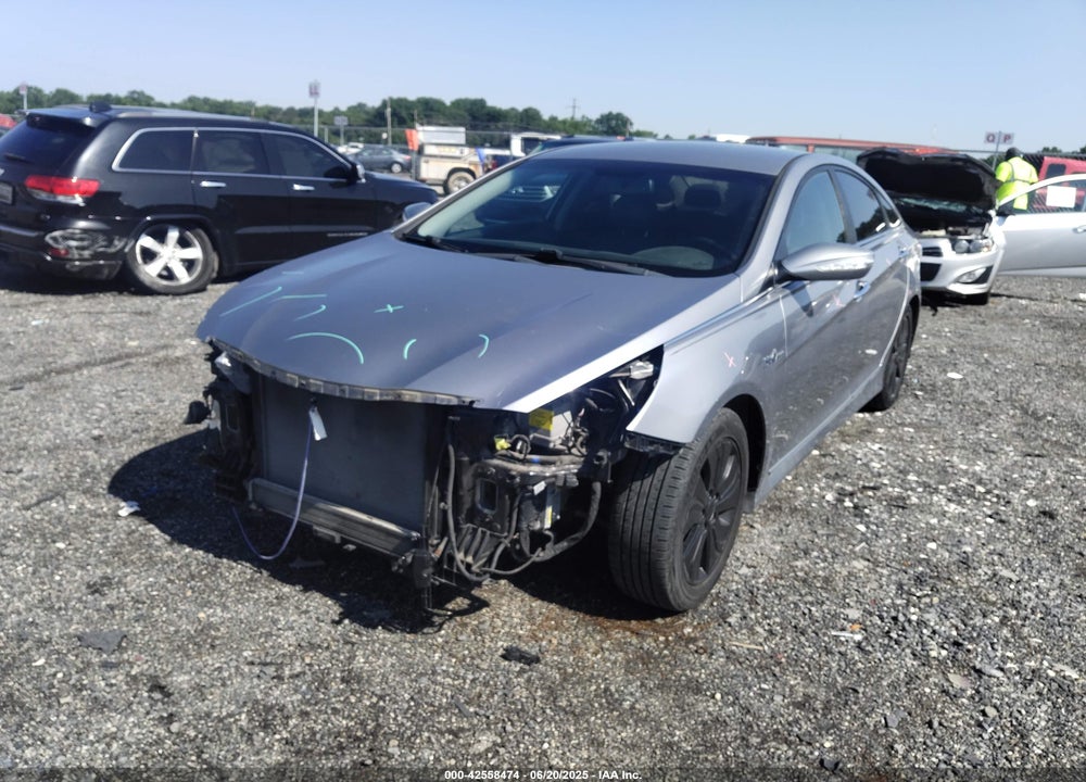2014 HYUNDAI SONATA HYBRID LIMITED VIN: KMHEC4A43EA112200