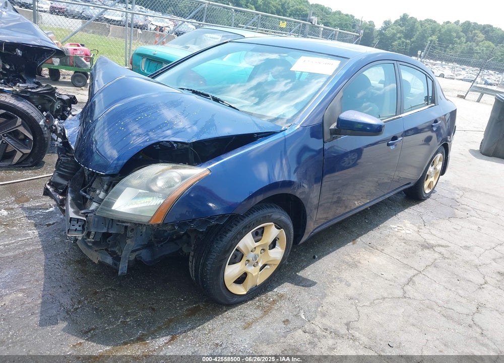 2008 NISSAN SENTRA VIN: 3N1AB61E38L741160