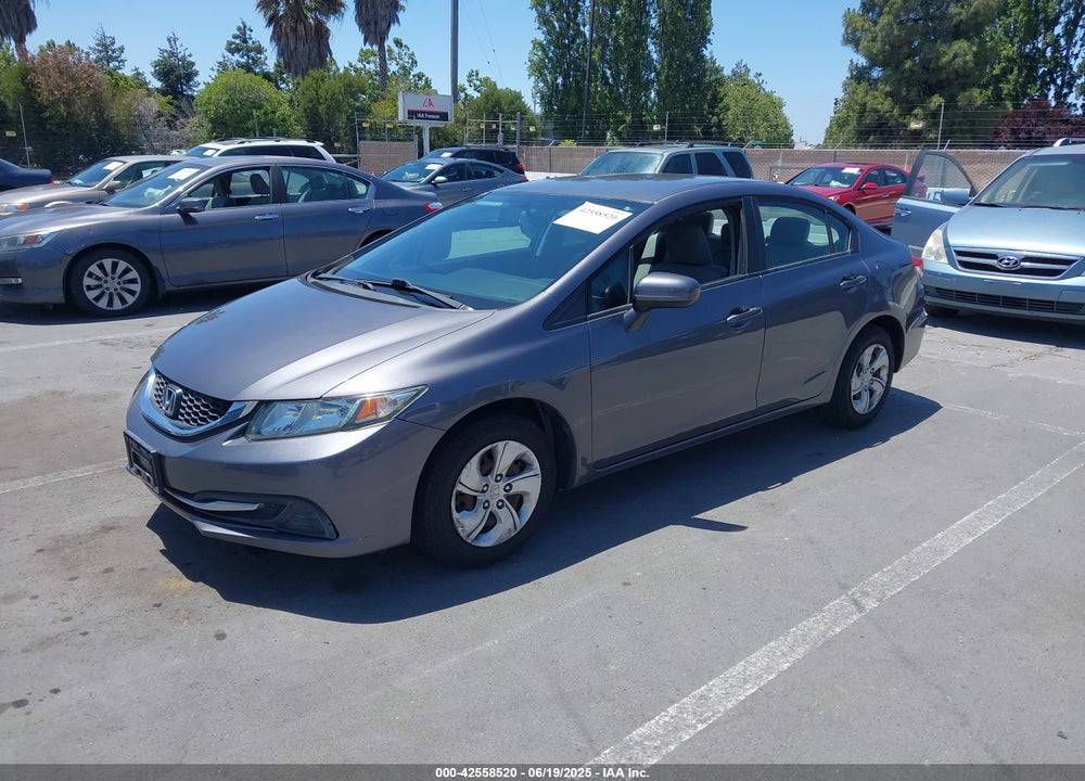 2015 HONDA CIVIC LX VIN: 2HGFB2F54FH528455