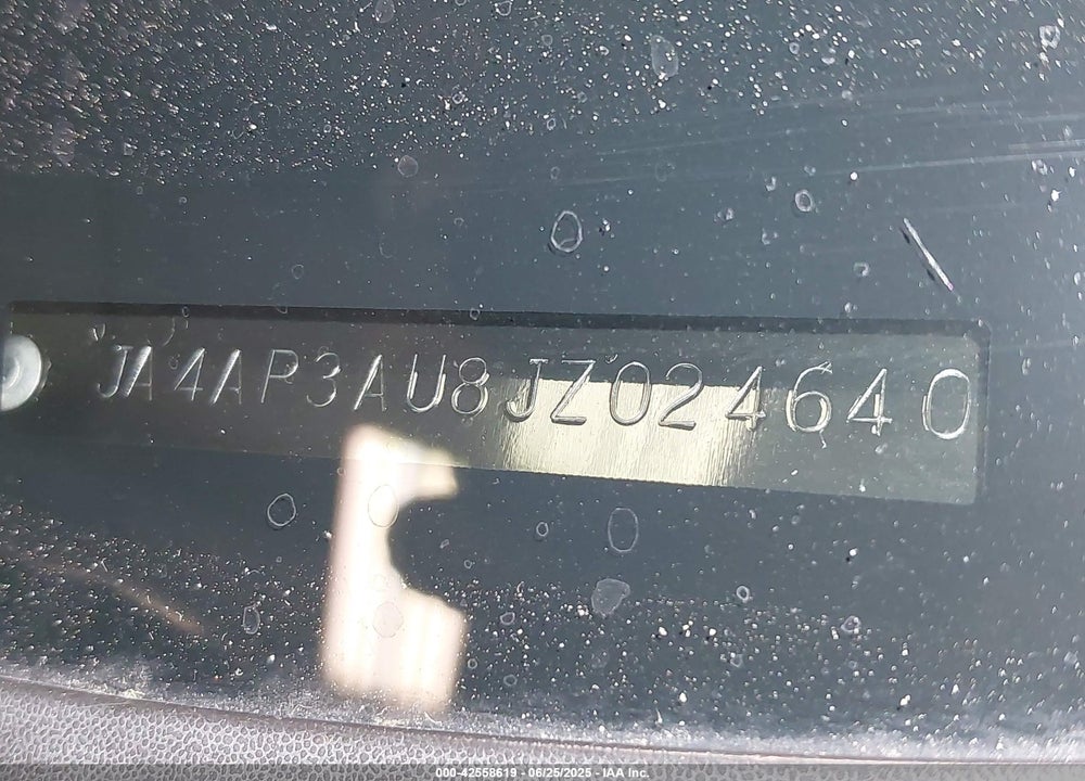 2018 MITSUBISHI OUTLANDER SPORT VIN: JA4AP3AU8JZ024640