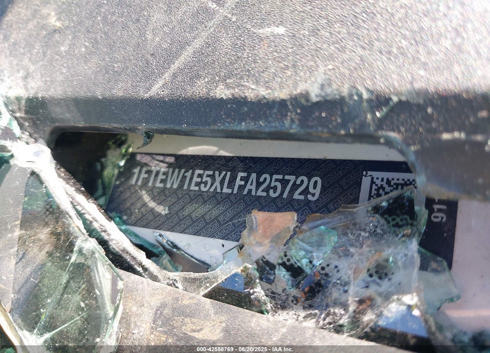 2020 FORD F-150 VIN: 1FTEW1E5XLFA25729