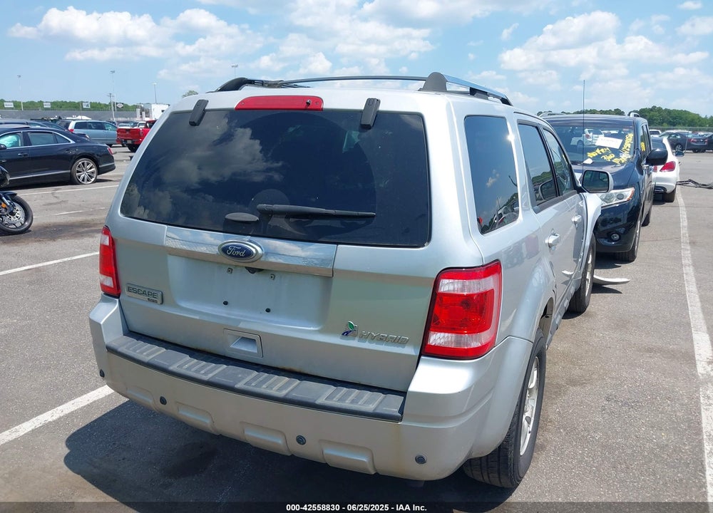 2011 FORD ESCAPE HYBRID VIN: 1FMCU5K39BKB43196