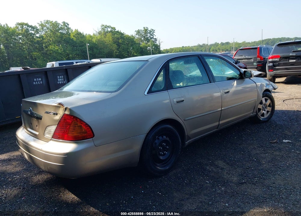 2000 TOYOTA AVALON VIN: 4T1BF28B4YU092979