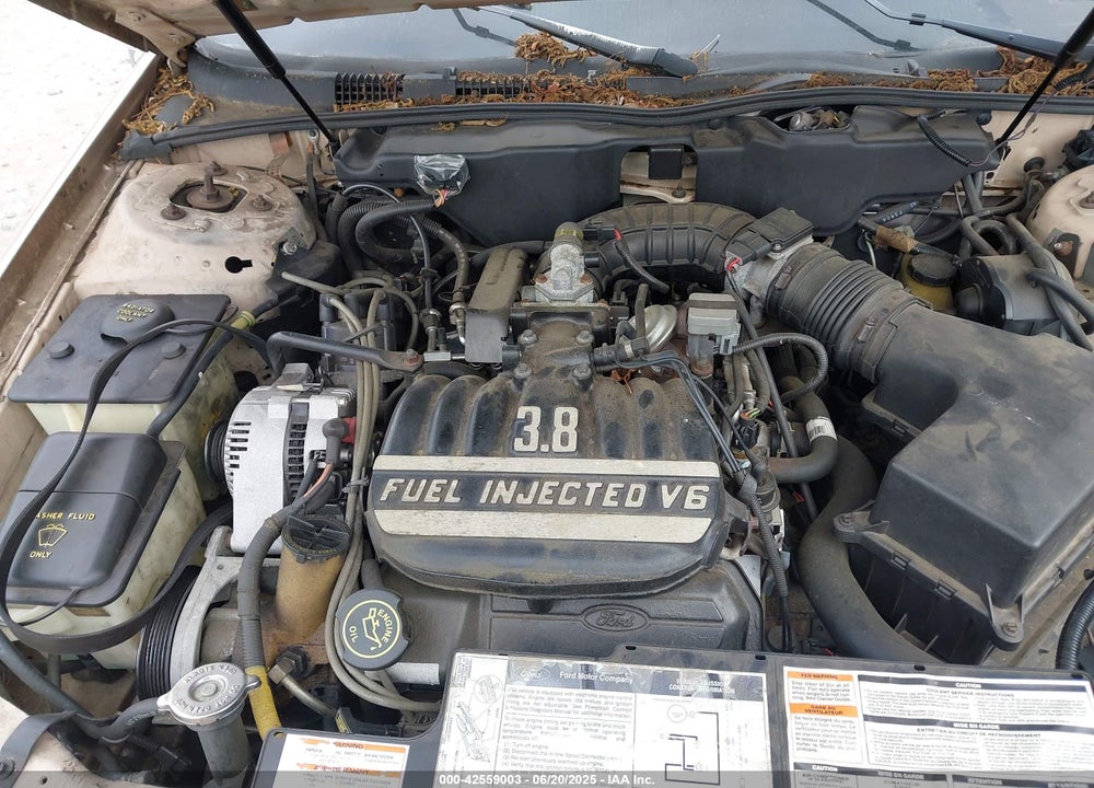 1993 FORD TAURUS LX VIN: 1FALP5343PA153390