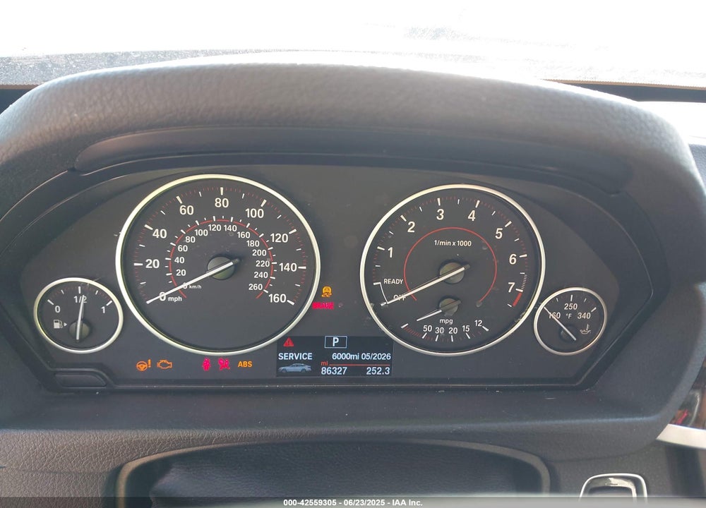 2016 BMW 3 SERIES VIN: WBA8Z5C57GGS37256