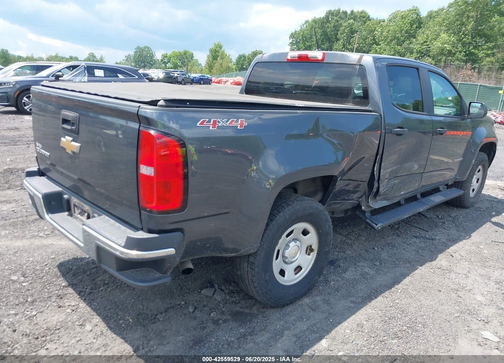 2016 CHEVROLET COLORADO VIN: 1GCGTBE33G1277749
