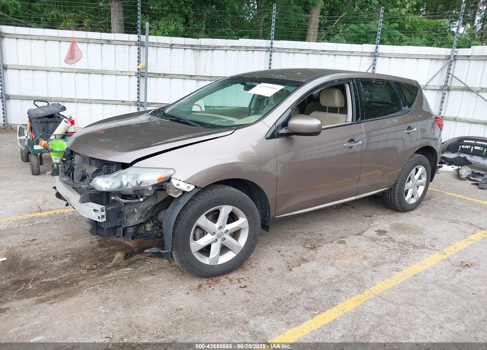 2010 NISSAN MURANO VIN: JN8AZ1MW0AW106871