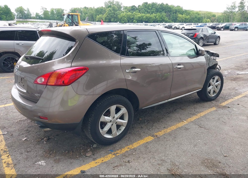 2010 NISSAN MURANO VIN: JN8AZ1MW0AW106871