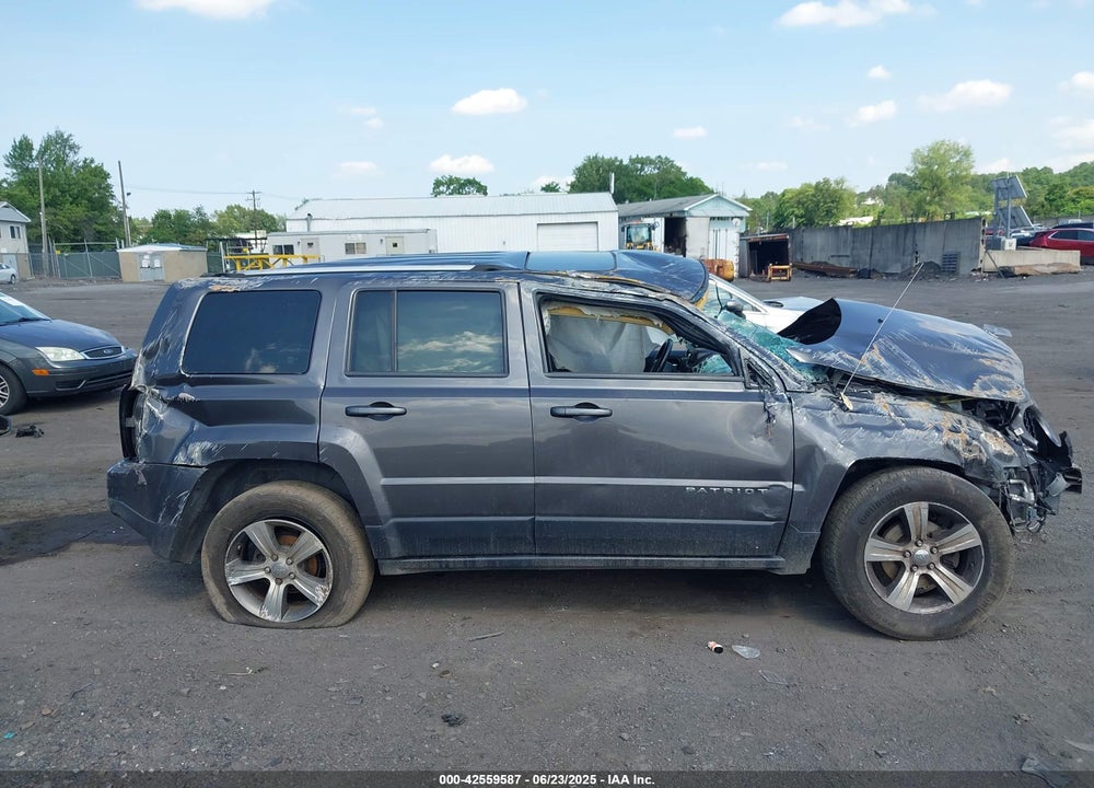 2016 JEEP PATRIOT VIN: 1C4NJRFB0GD681263