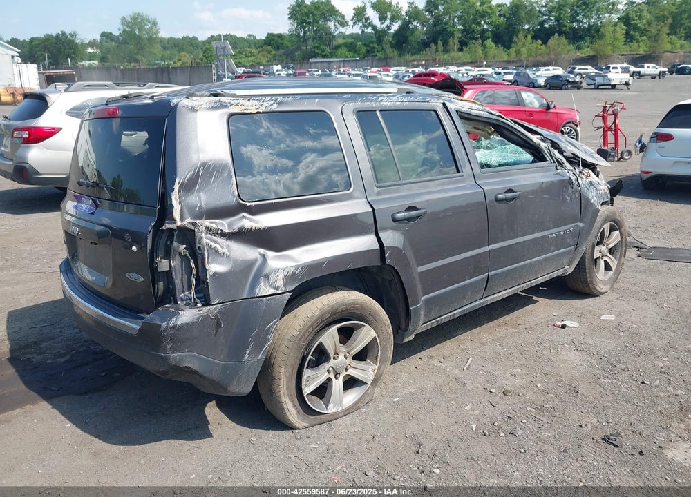 2016 JEEP PATRIOT VIN: 1C4NJRFB0GD681263