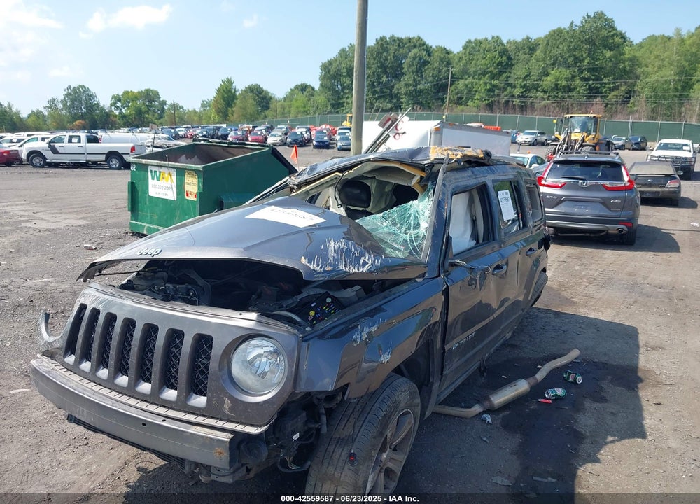 2016 JEEP PATRIOT VIN: 1C4NJRFB0GD681263