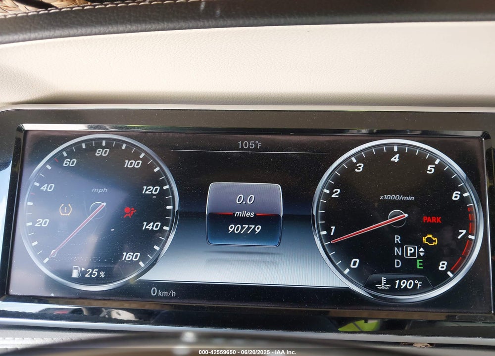 2016 MERCEDES-BENZ S CLASS VIN: WDDUG8CB8GA252730