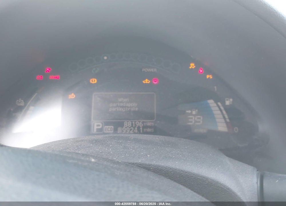 2013 NISSAN LEAF VIN: 1N4AZ0CP6DC407219