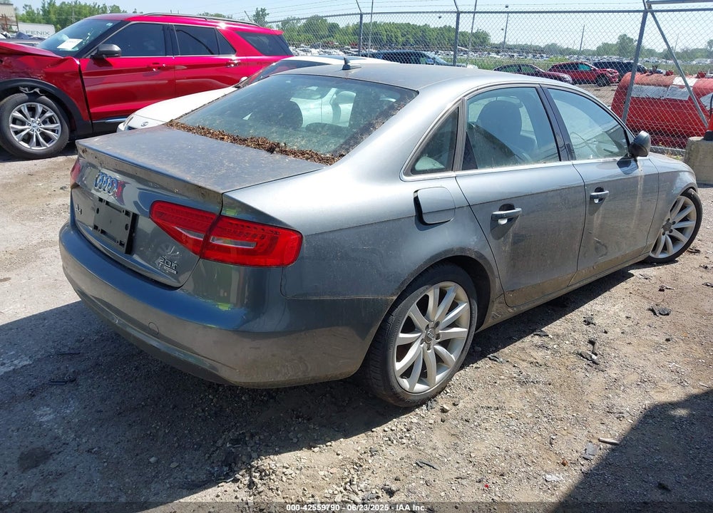 2013 AUDI A4 2.0T PREMIUM VIN: WAUHFAFL0DN030520