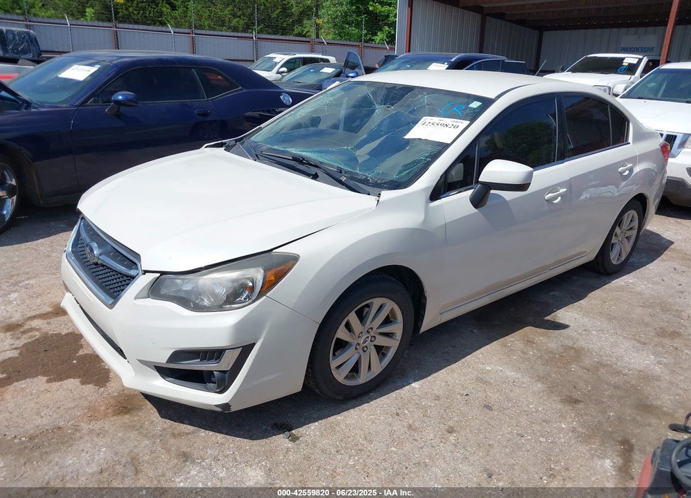 2016 SUBARU IMPREZA VIN: JF1GJAB63GH007402