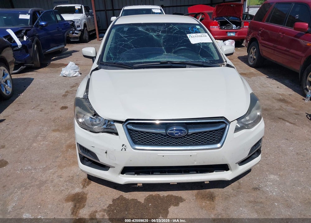 2016 SUBARU IMPREZA VIN: JF1GJAB63GH007402