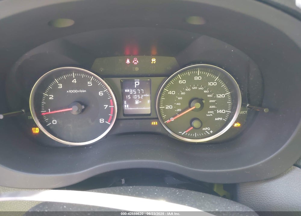 2016 SUBARU IMPREZA VIN: JF1GJAB63GH007402
