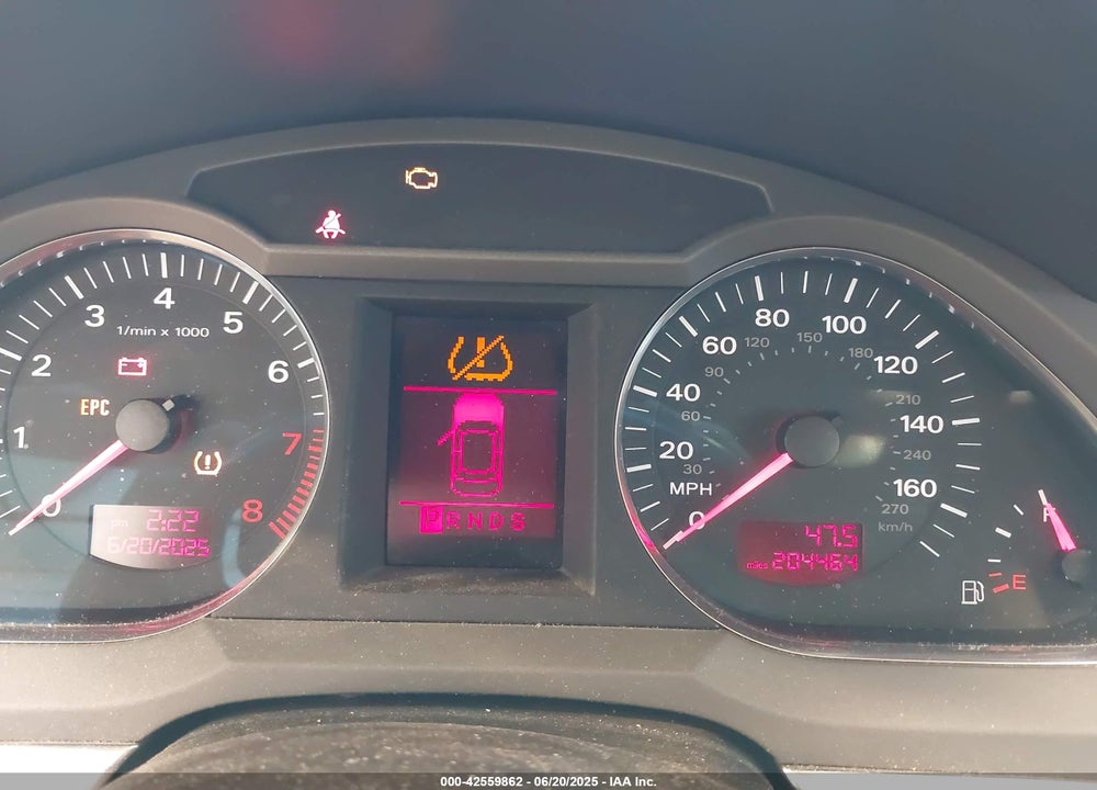2006 AUDI A6 3.2 VIN: WAUDH74F86N103208