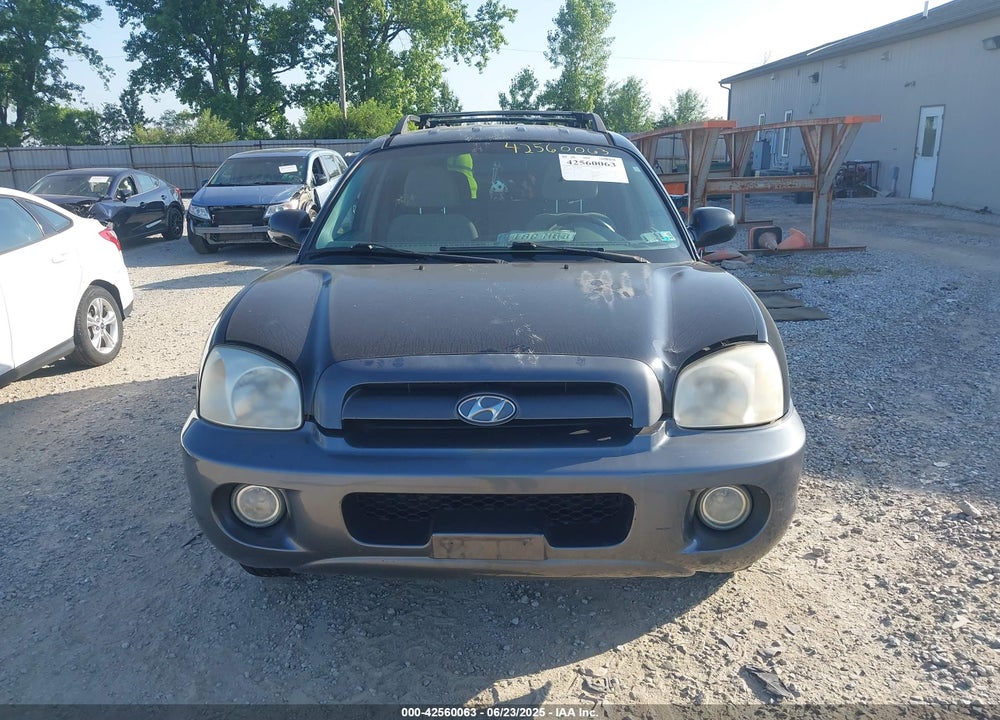 2005 HYUNDAI SANTA FE GLS VIN: KM8SC73D05U982602