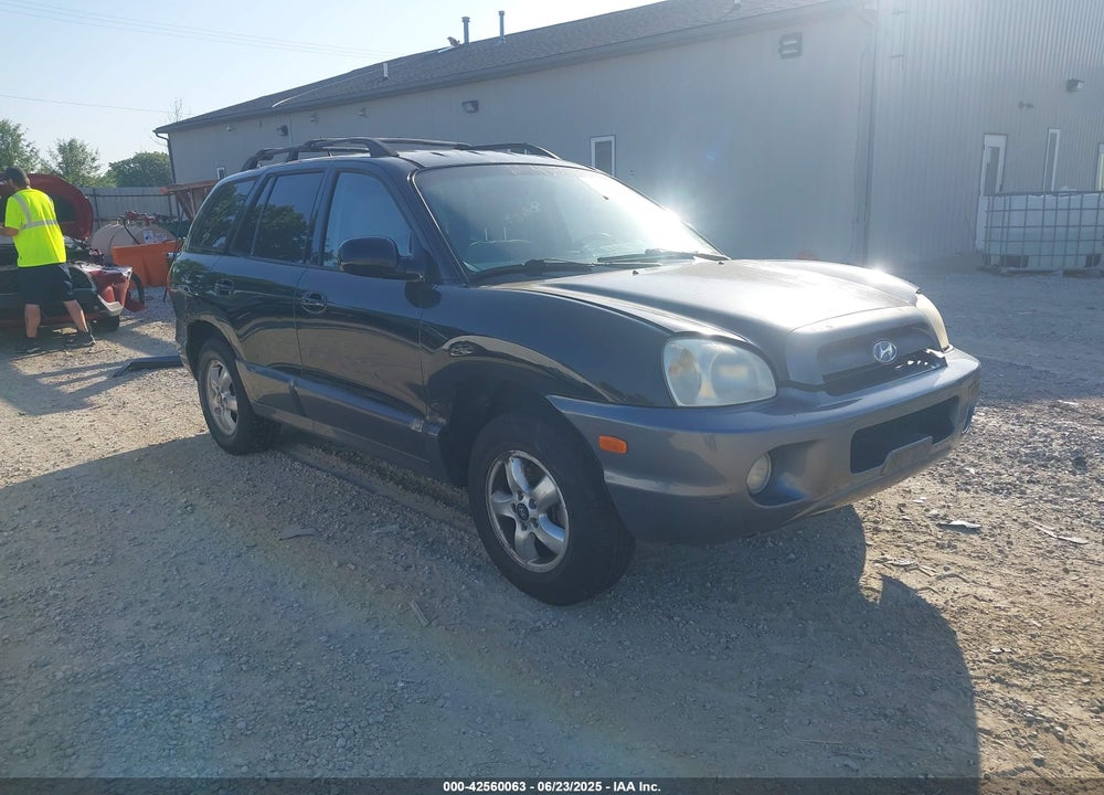 2005 HYUNDAI SANTA FE GLS VIN: KM8SC73D05U982602