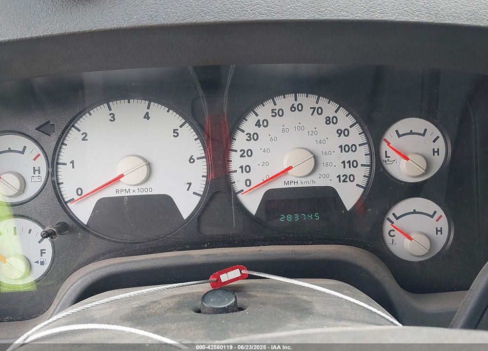 2007 DODGE RAM 2500 VIN: 1D7KS28D17J589608