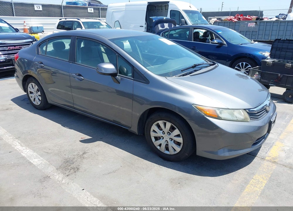 2012 HONDA CIVIC LX VIN: 19XFB2F59CE305673