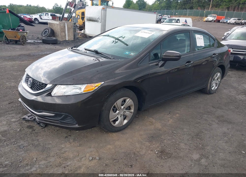 2014 HONDA CIVIC LX VIN: 2HGFB2F54EH523934