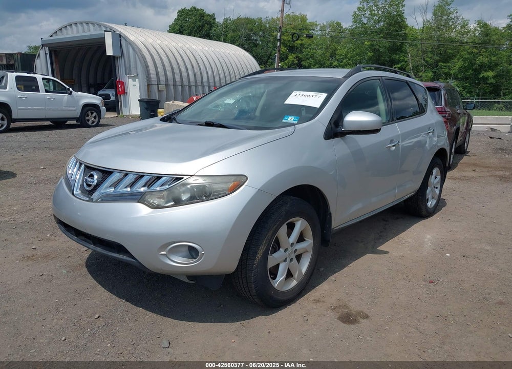 2009 NISSAN MURANO S VIN: JN8AZ18W69W127794
