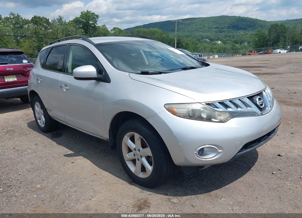 2009 NISSAN MURANO S VIN: JN8AZ18W69W127794