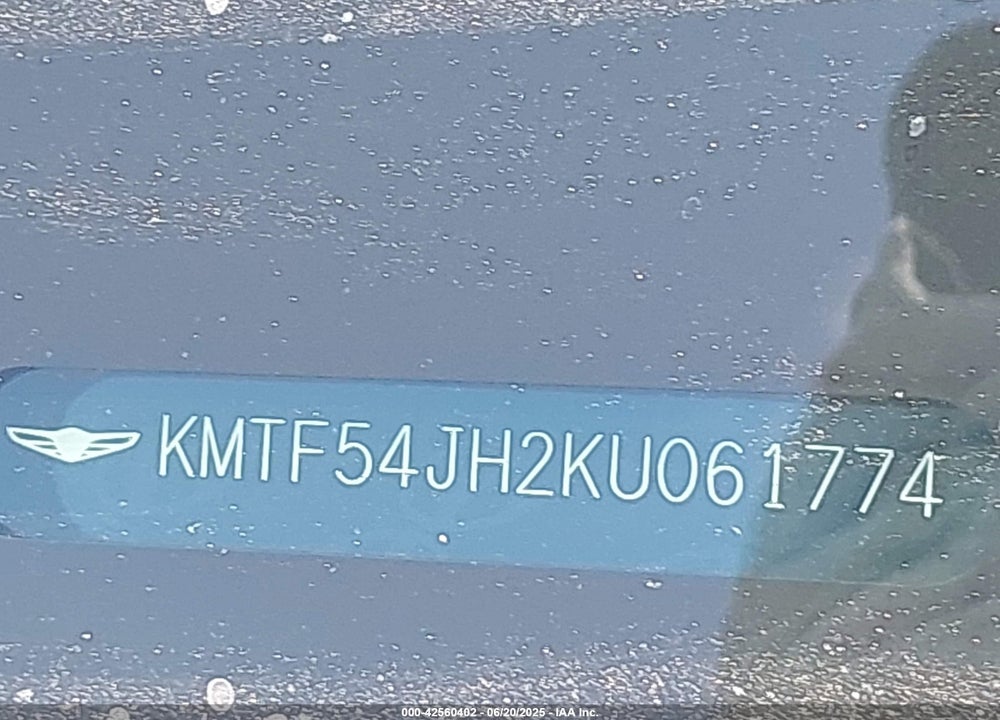 2019 GENESIS G90 VIN: KMTF54JH2KU061774