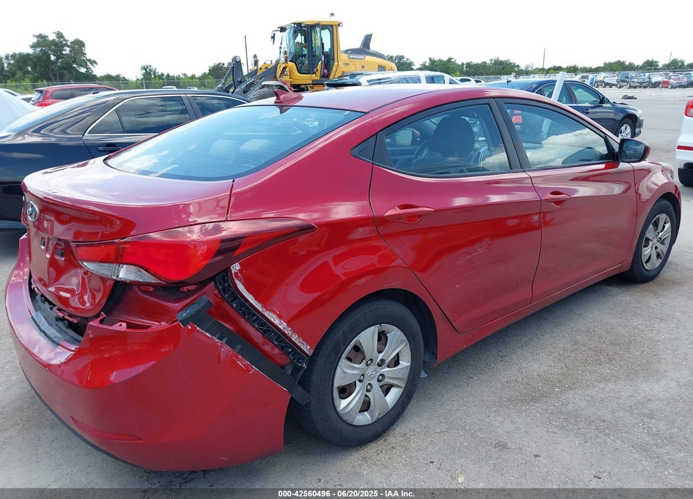 2016 HYUNDAI ELANTRA VIN: KMHDH4AE2GU589319