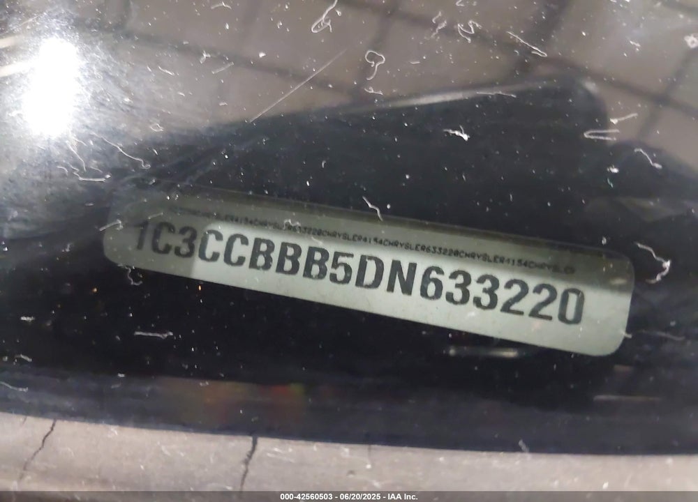 2013 CHRYSLER 200 VIN: 1C3CCBBB5DN633220