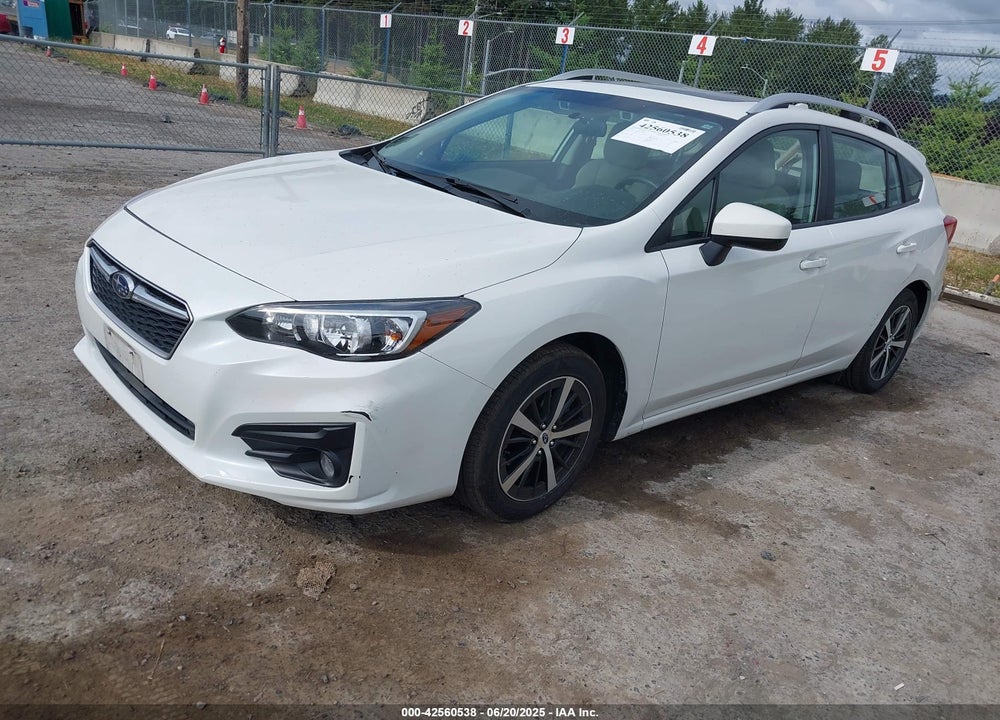 2019 SUBARU IMPREZA 2.0I PREMIUM VIN: 4S3GTAD68K3707777