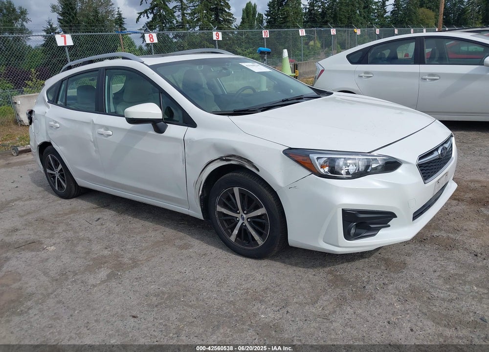 2019 SUBARU IMPREZA 2.0I PREMIUM VIN: 4S3GTAD68K3707777