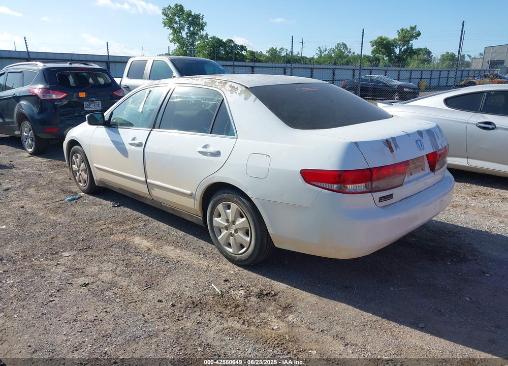 2003 HONDA ACCORD 2.4 LX VIN: 3HGCM56323G709532