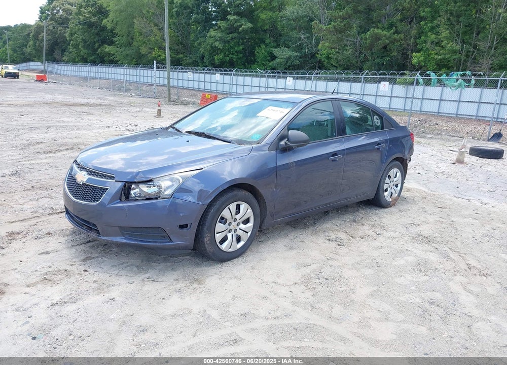 2013 CHEVROLET CRUZE LS MANUAL VIN: 1G1PB5SH2D7176823