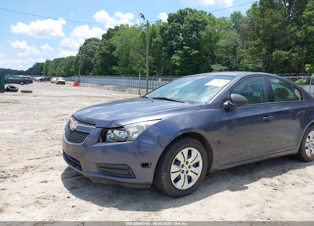 2013 CHEVROLET CRUZE LS MANUAL VIN: 1G1PB5SH2D7176823