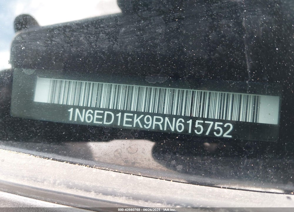 2024 NISSAN FRONTIER PRO-4X 4X4 VIN: 1N6ED1EK9RN615752