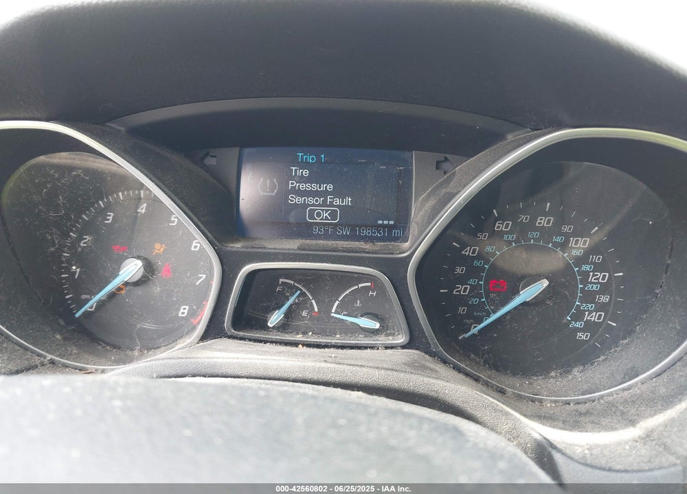 2012 FORD FOCUS VIN: 1FAHP3F25CL354274